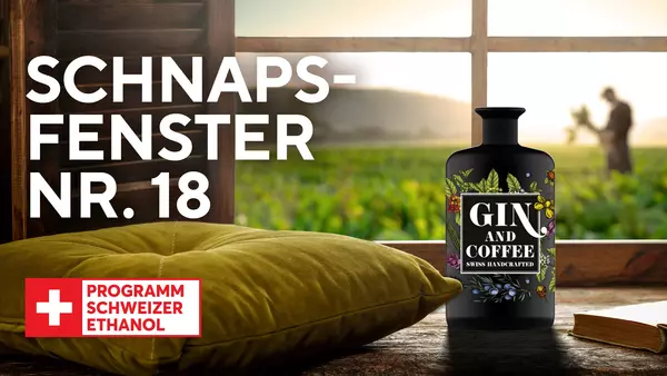 Schnapsfenster 18, Gin and Coffe, Streulis Privatbrennerei
